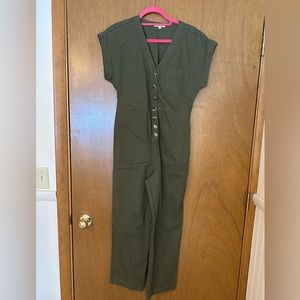 Madewell Olive Green Jumpsuit size Small